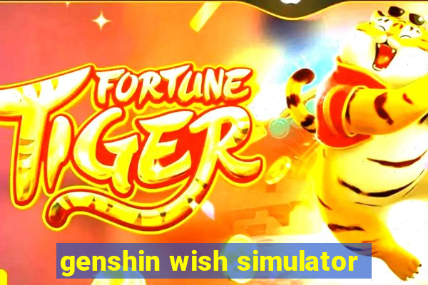 genshin wish simulator