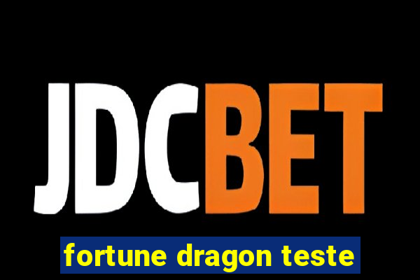 fortune dragon teste