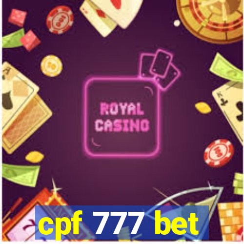 cpf 777 bet