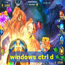 windows ctrl d