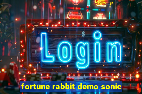 fortune rabbit demo sonic