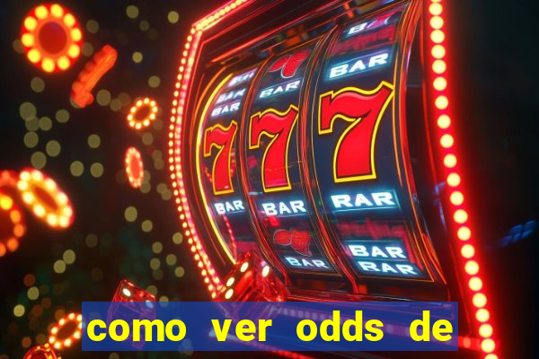 como ver odds de jogos passados