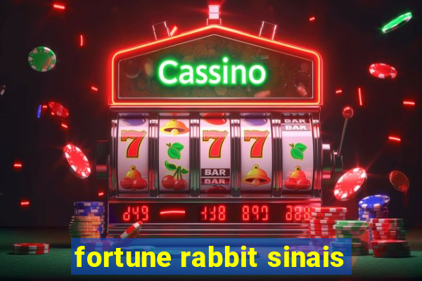 fortune rabbit sinais