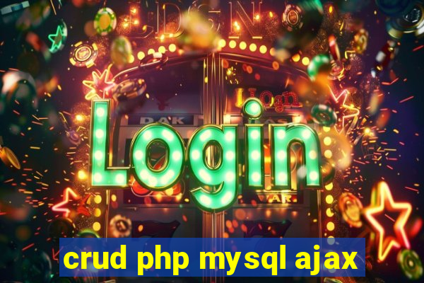 crud php mysql ajax