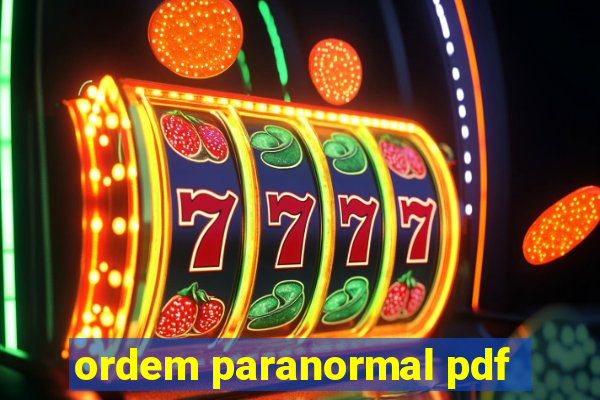 ordem paranormal pdf