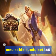 meu saldo sumiu bet365