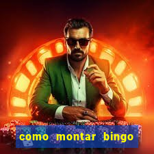 como montar bingo brinquedos toia