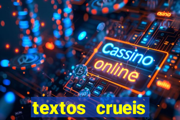 textos crueis demais pdf