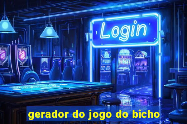 gerador do jogo do bicho