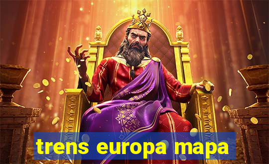 trens europa mapa