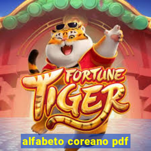 alfabeto coreano pdf