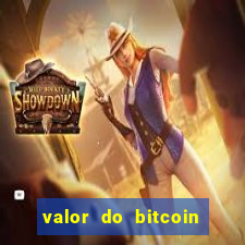 valor do bitcoin em 2020