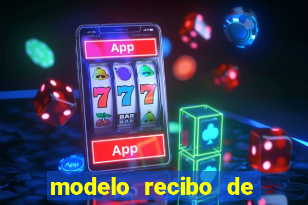 modelo recibo de pagamento autonomo