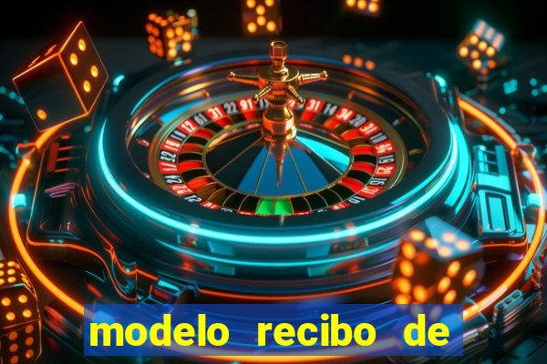 modelo recibo de pagamento autonomo