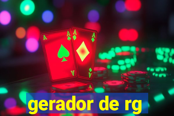 gerador de rg