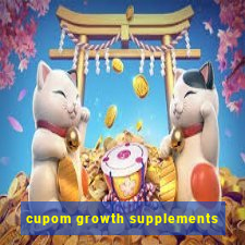 cupom growth supplements