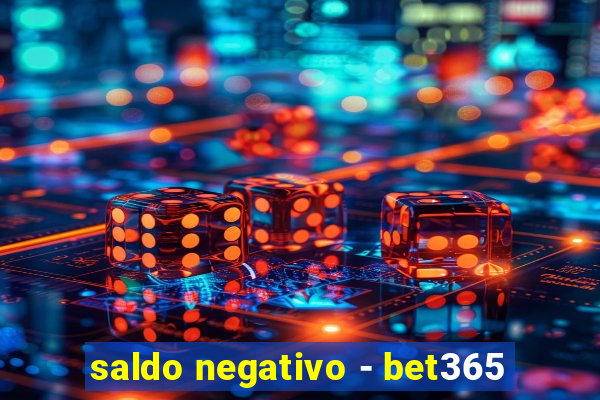 saldo negativo - bet365