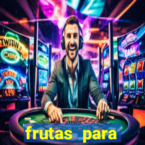 frutas para imprimir e recortar