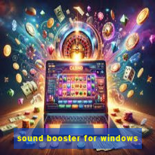 sound booster for windows