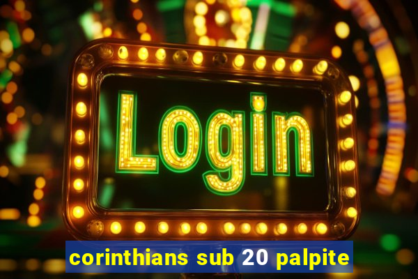 corinthians sub 20 palpite