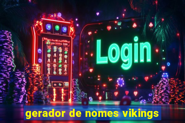 gerador de nomes vikings