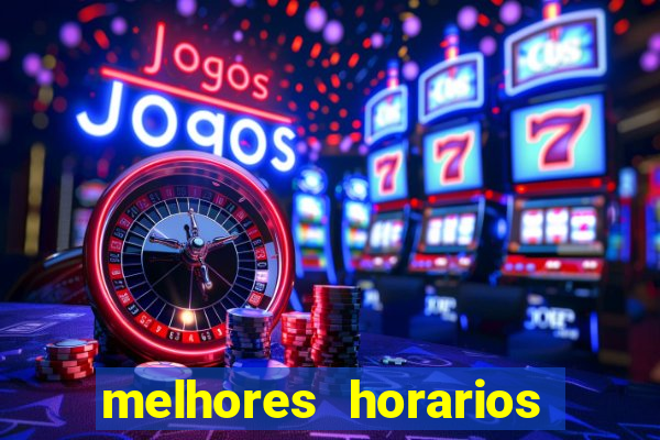 melhores horarios pagantes fortune tiger