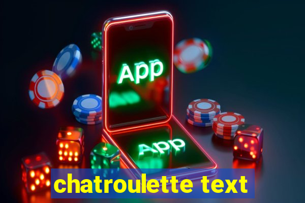 chatroulette text