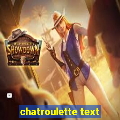 chatroulette text