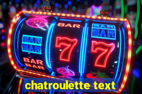 chatroulette text