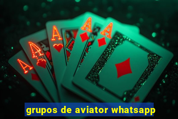 grupos de aviator whatsapp