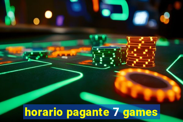 horario pagante 7 games