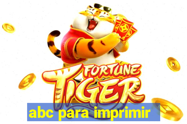 abc para imprimir