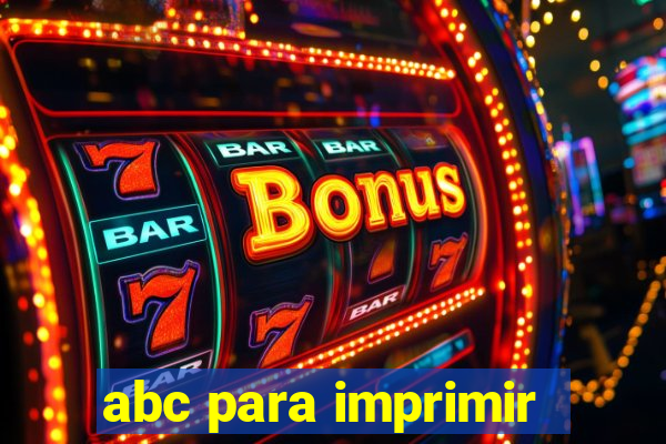 abc para imprimir