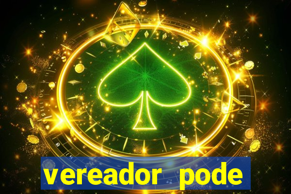 vereador pode patrocinar time de futebol