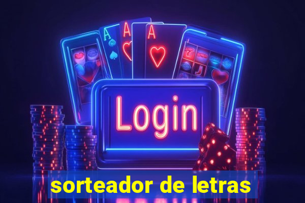 sorteador de letras