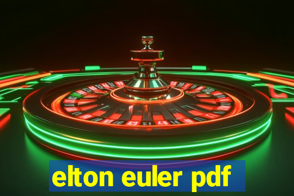 elton euler pdf