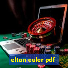 elton euler pdf