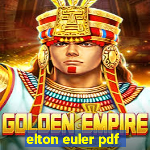 elton euler pdf