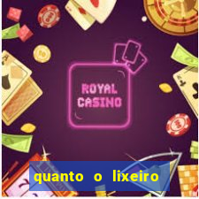 quanto o lixeiro ganha por ano