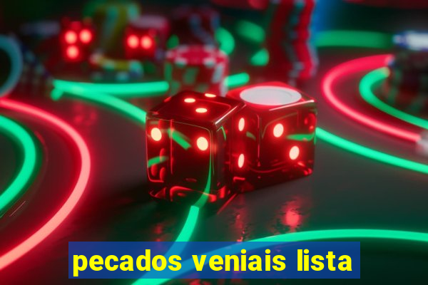 pecados veniais lista