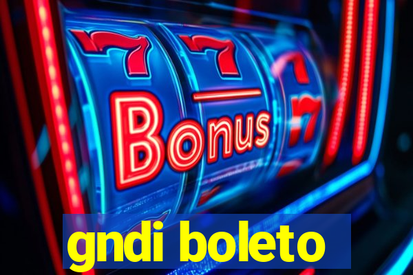 gndi boleto