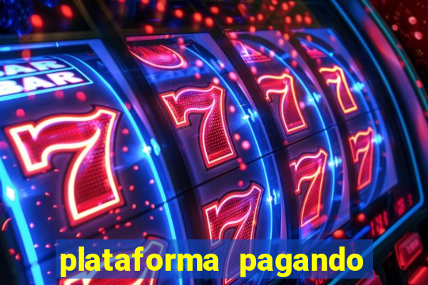 plataforma pagando bonus no cadastro