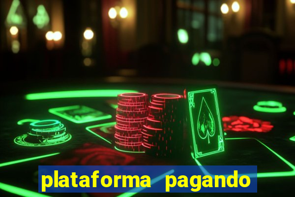 plataforma pagando bonus no cadastro