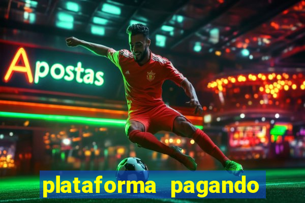 plataforma pagando bonus no cadastro