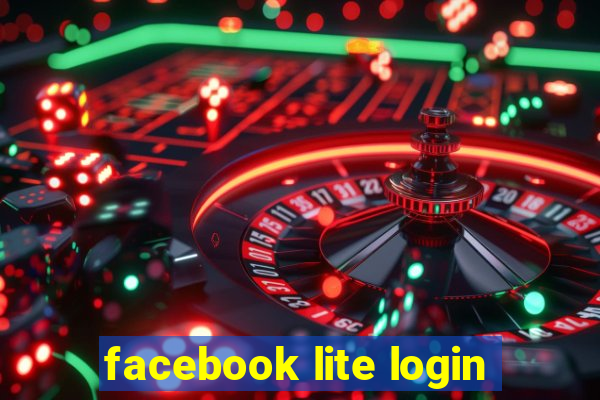 facebook lite login