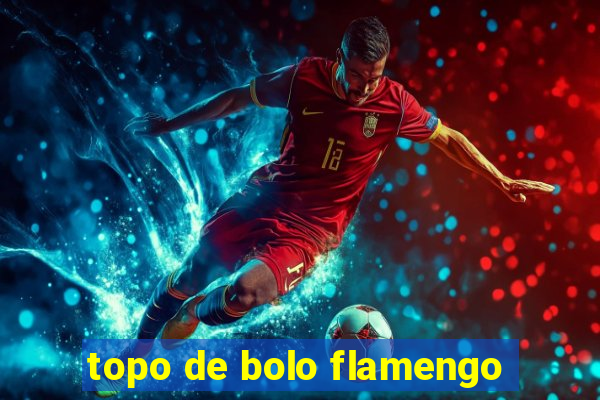 topo de bolo flamengo