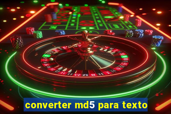 converter md5 para texto