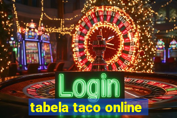 tabela taco online