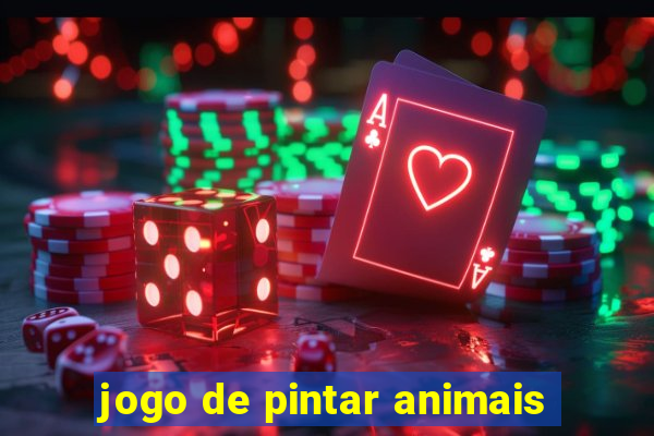 jogo de pintar animais