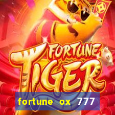 fortune ox 777 fortuna 77